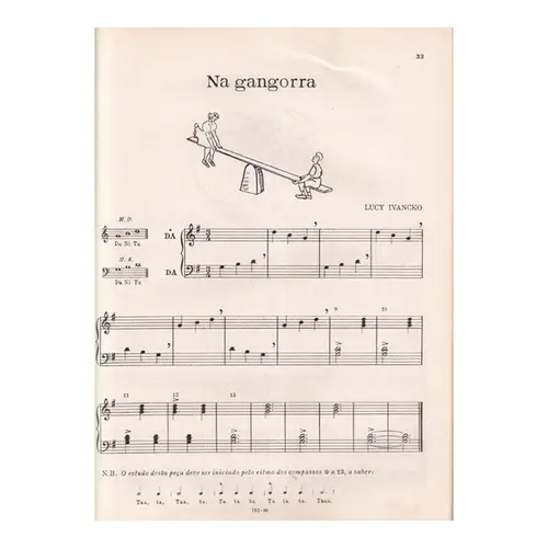 DA - NI - TU - Nova Iniciação Pianístico - Musical - Livro do Aluno