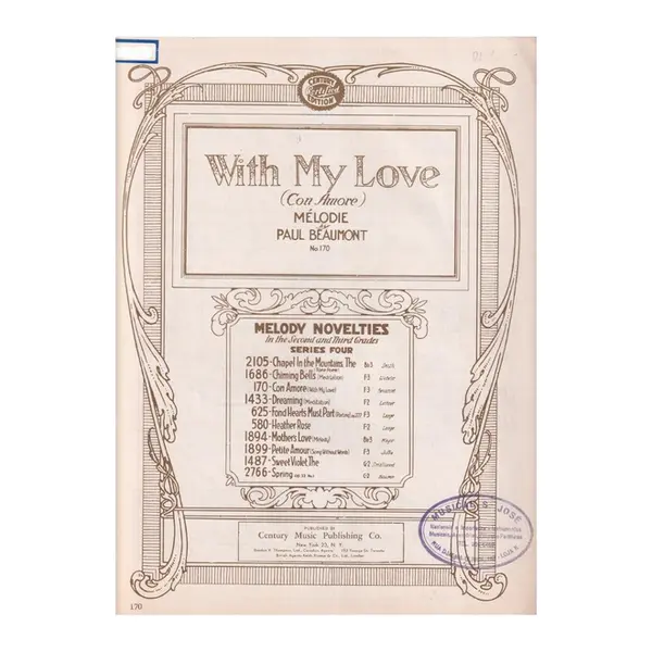 With My Love (Con Amore) - Melodie