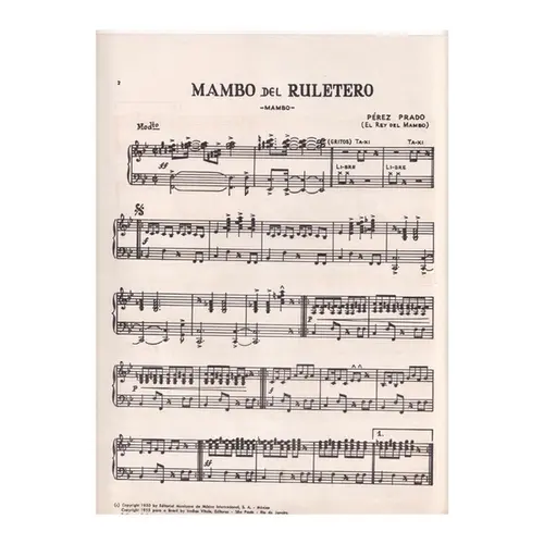 Mambo del ruletero - Mambo