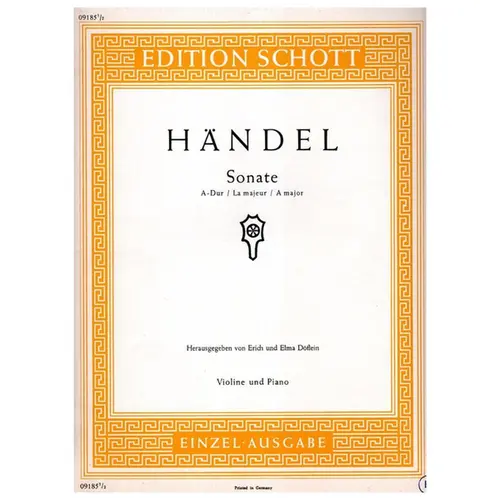 Sonate A Dur - violino e piano