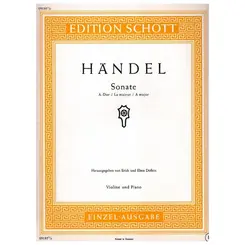 Sonate A Dur - violino e piano