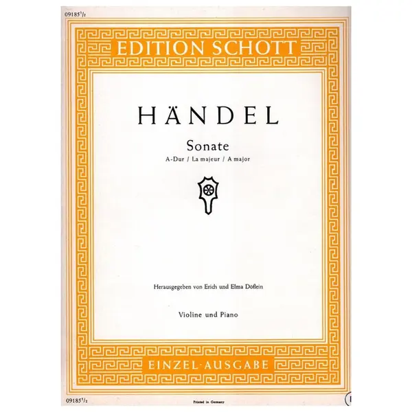 Sonate A Dur - violino e piano