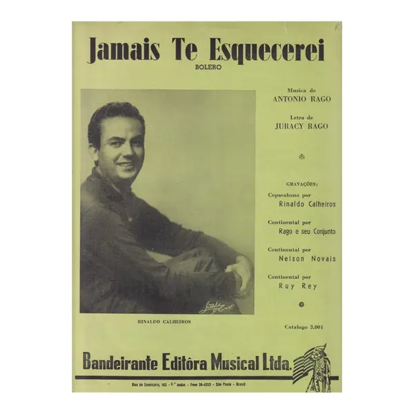 Jamais te Esquecerei - bolero para piano