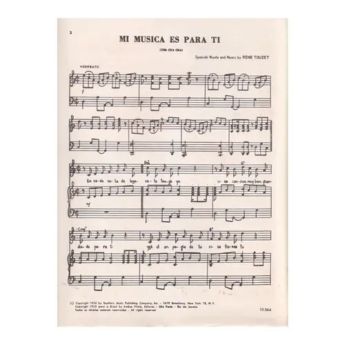 Mi Música es para ti - Mambo cha cha cha