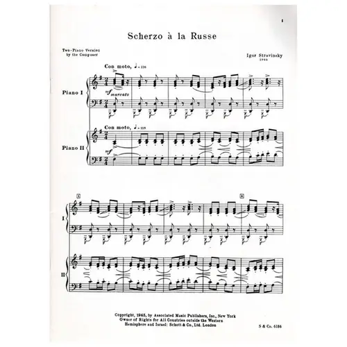 Scherzo a la Russe for orchestra
