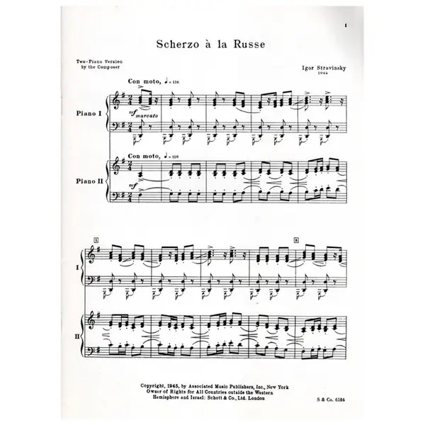Scherzo a la Russe for orchestra