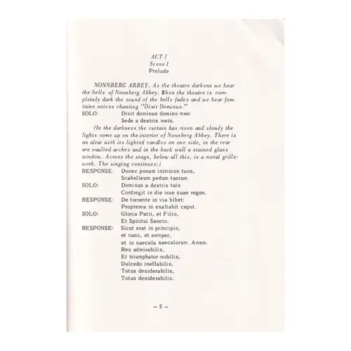 The Sound of Music - Libretto