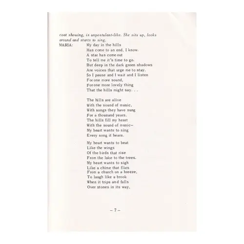 The Sound of Music - Libretto