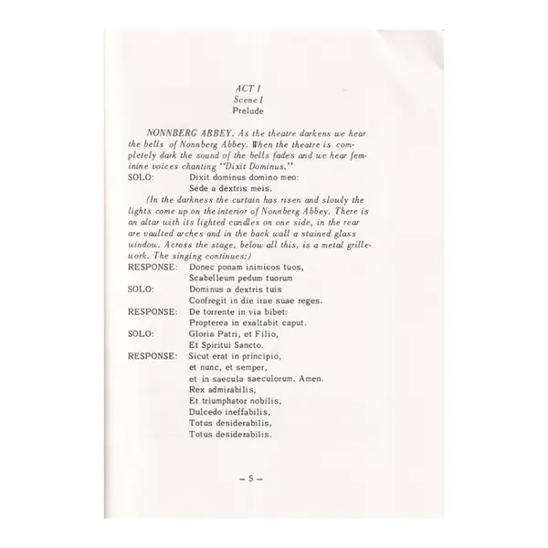 The Sound of Music - Libretto