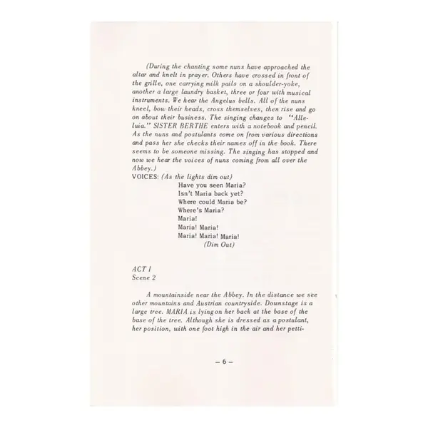 The Sound of Music - Libretto