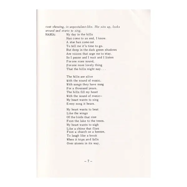 The Sound of Music - Libretto