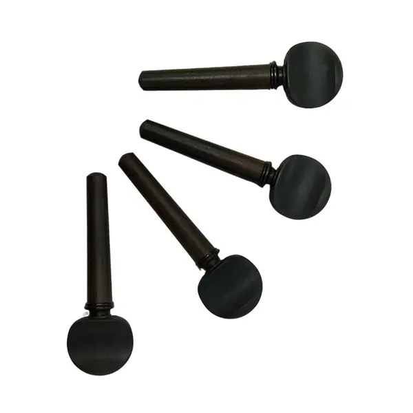 Cravelha para cello 4/4 ébano híbrido ( jogo com 4 unidades)
