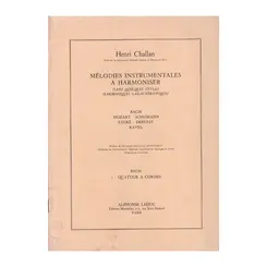 Mélodies Instrumentales a Harmoniser n.02 - Quatuor a cordes