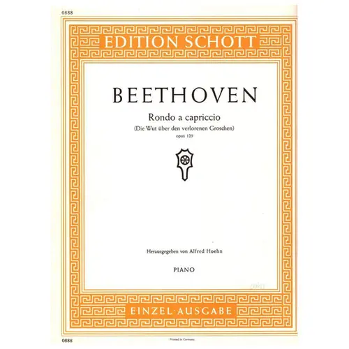 Rondo A Capriccio - Op.129