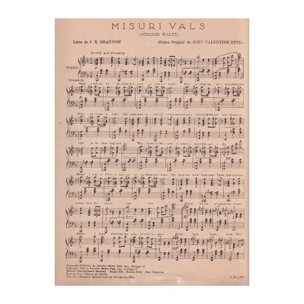 Misuri Vals - Missouri Waltz