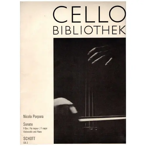 Sonate F Dur Fur Violoncello und piano
