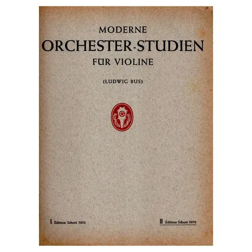 Moderne Orchester-Studien Fur Violine - Vol.2