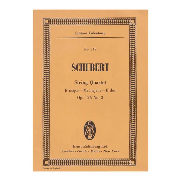 String Quartet E Dur  Op.125 N.2