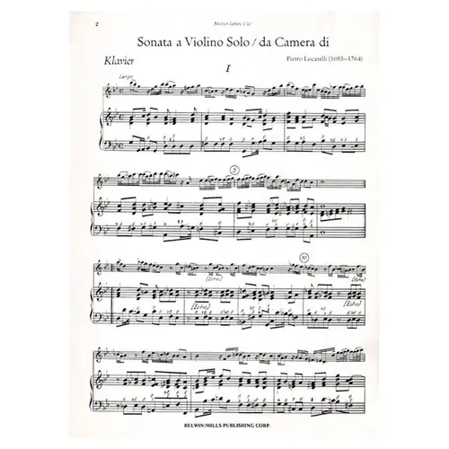 Sonata in G minor for violin and piano