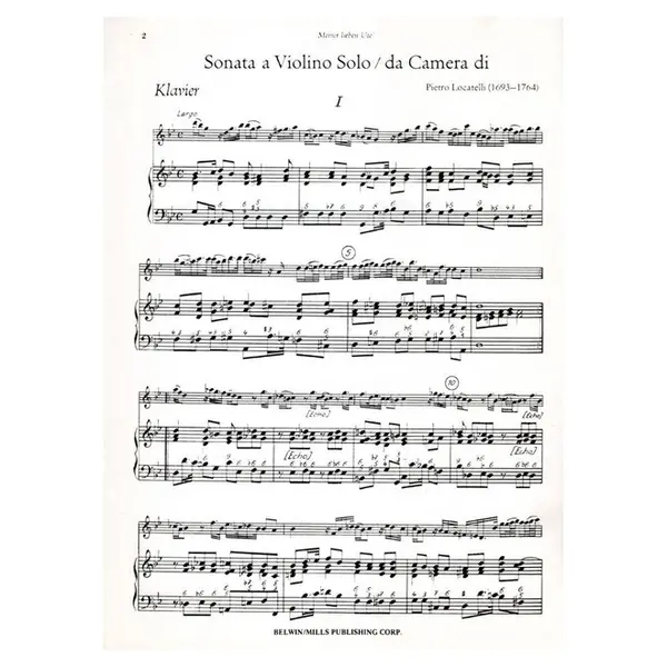 Sonata in G minor for violin and piano