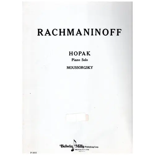 Hopak - piano solo