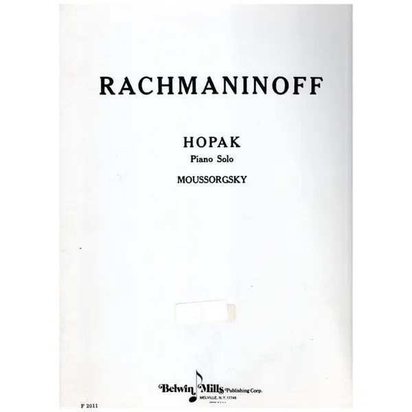 Hopak - piano solo