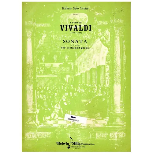 Sonata in A major for Viola and Piano