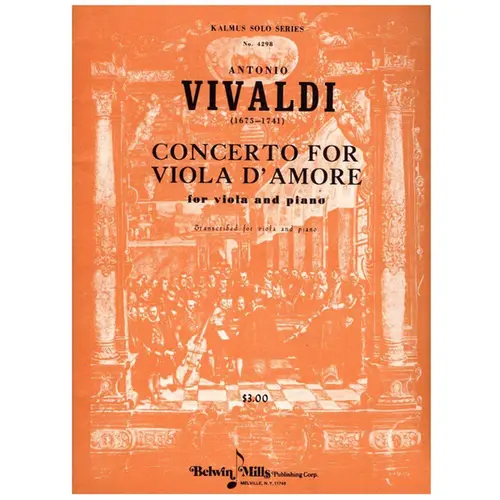Concerto for viola d'amore (For Viola and Piano)