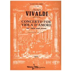 Concerto for viola d'amore (For Viola and Piano)