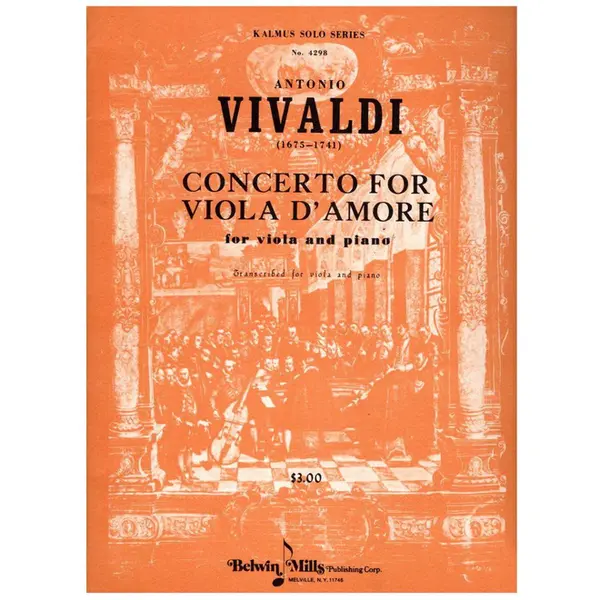 Concerto for viola d'amore (For Viola and Piano)