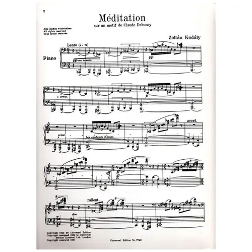 Meditation - Piano Solo
