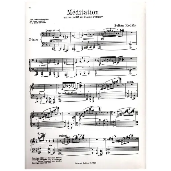 Meditation - Piano Solo