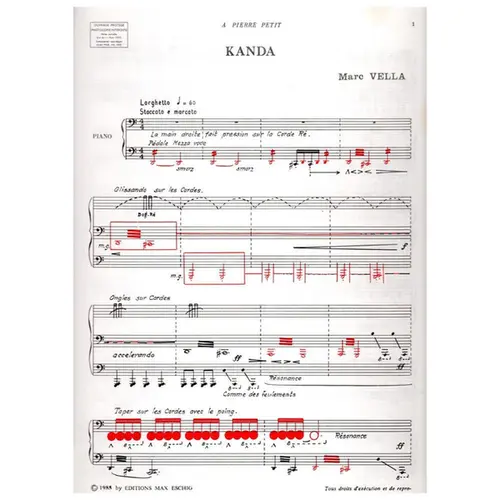 Kanda pour piano