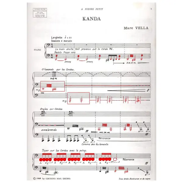 Kanda pour piano