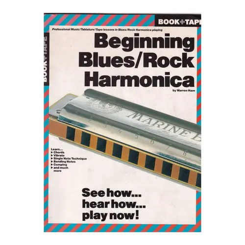 Beginning Blues/Rock Harmonica+K7