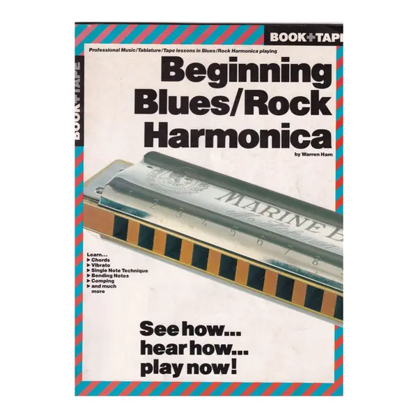 Beginning Blues/Rock Harmonica+K7