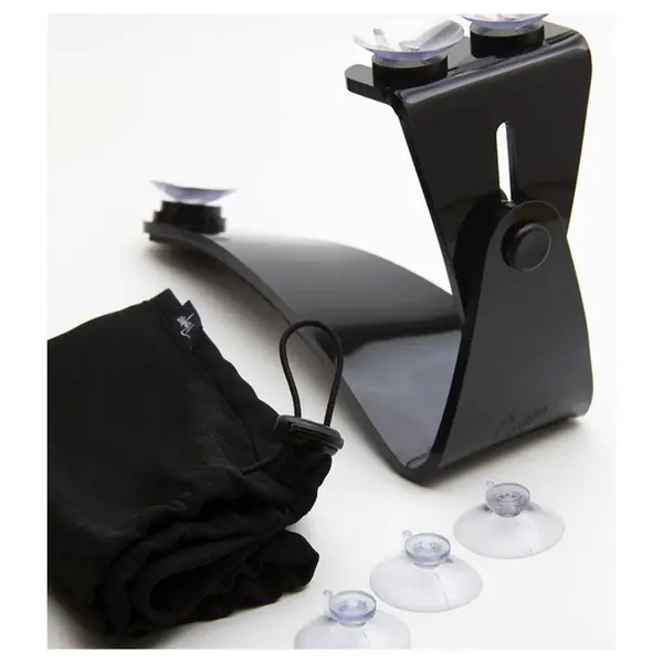 Suporte ergonômico para violão Pompeo Classic preto - menor destro