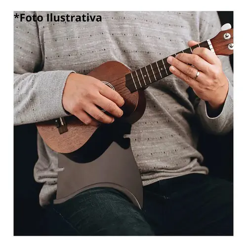 Suporte ergonômico para violão Pompeo flat preto - menor