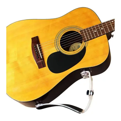 Suporte ergonômico para violão Pompeo Classic transparente - maior destro