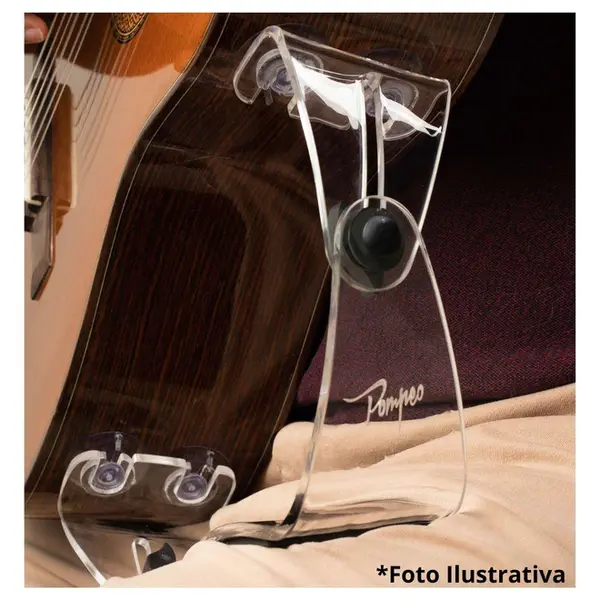 Suporte ergonômico Duo Pompeo - transparente