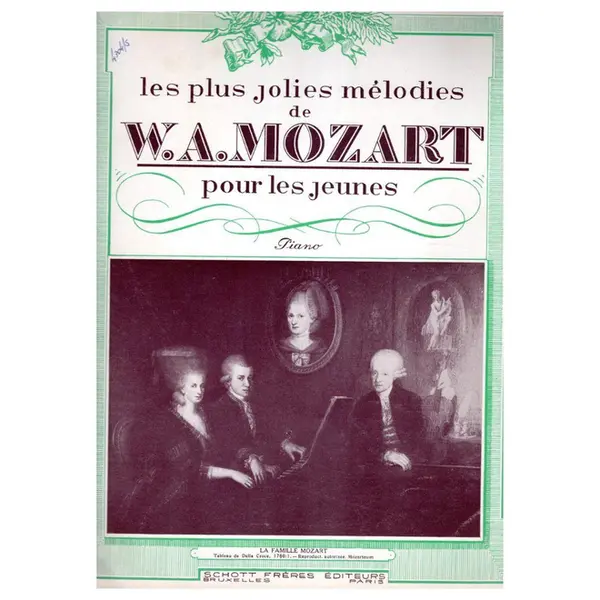 Les plus jolies melodies de W. A. Mozart pour les jeunes