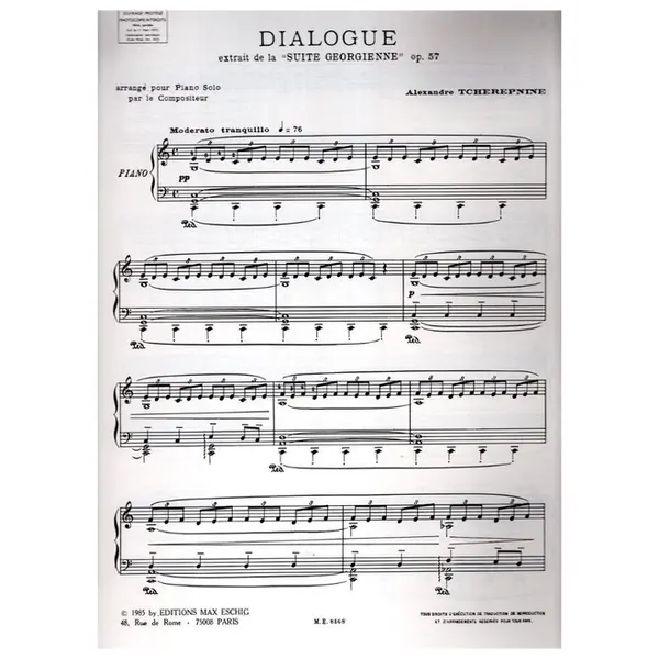Dialogue extrait de la Suite Georgienne - Op.57