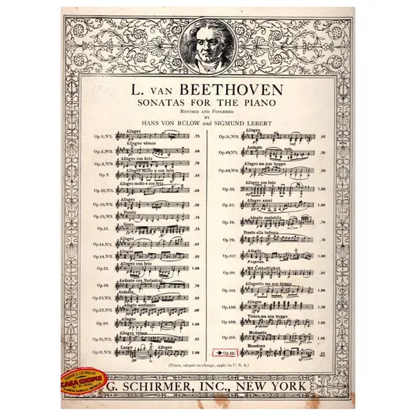 Sonata for piano n.32 op. 111