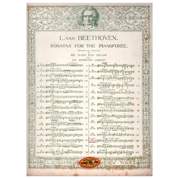 Sonata por the pianoforte n. 30 op. 109