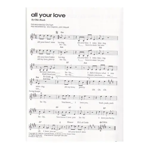 Urban Blues For Guitar