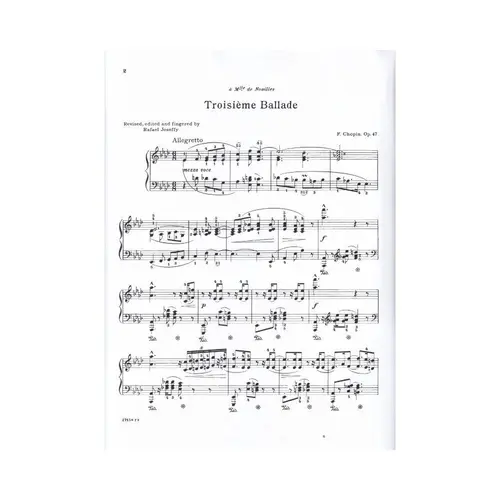 Troisieme Ballade - op. 47 Ab Major