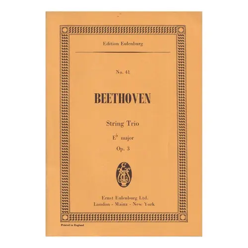 String Trio Eb Major Op.3
