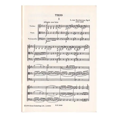 String Trio Eb Major Op.3