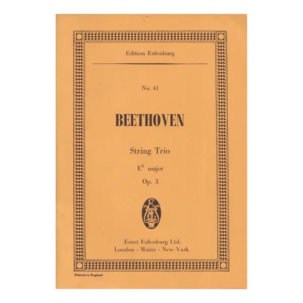 String Trio Eb Major Op.3