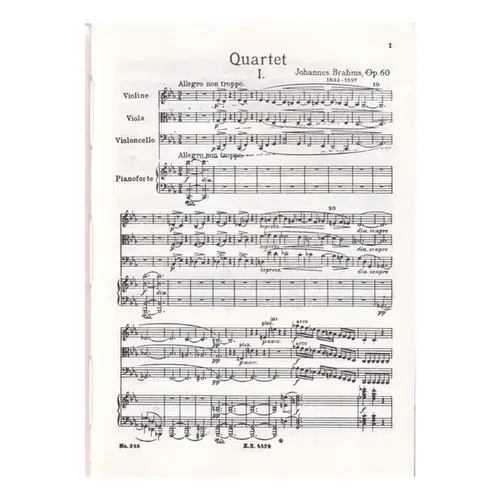 Piano Quartet C Minor - Op.60